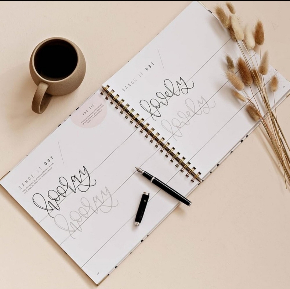 Hand Lettering Beginners Workbook and Calligraphy & Hand Lettering Notepad NEW - Picture 7 of 11